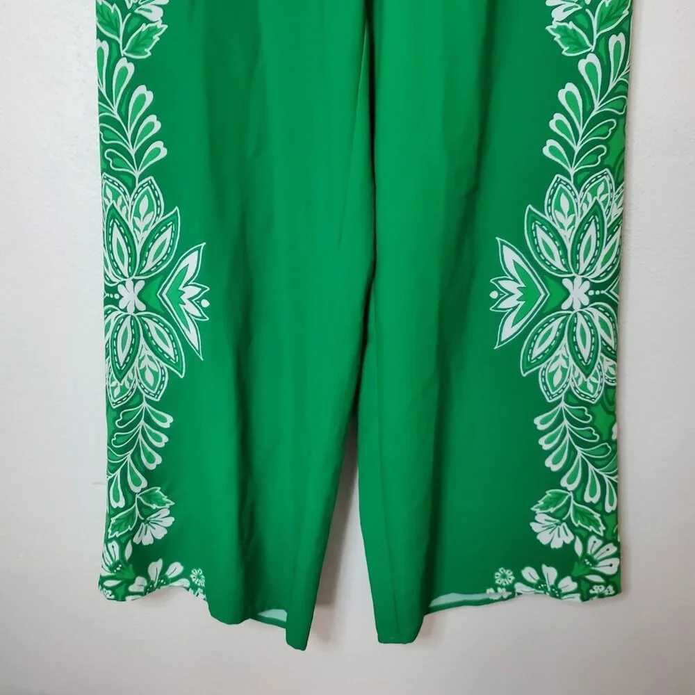 Women's Pants Size S Elastic Waist Wide Leg Hippy Festival Boho Artsy NWOT - Picture 11 of 14